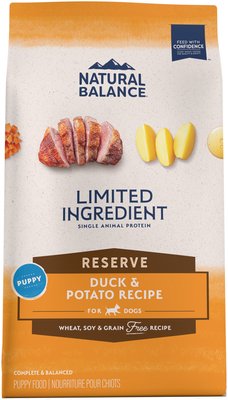 Natural Balance  L.I.D. Limited Ingredient Diets Puppy Grain-Free Duck & Potato Formula Dry Dog Food
